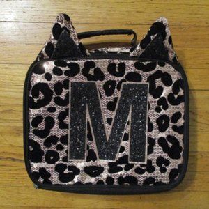 Justice Leopard Monogramed "M" Lunch box